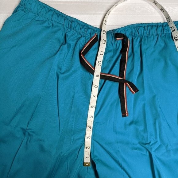 NEW Dress A Med Scrubs Pants Bottoms Medical Uniform Teal Blue 3XL NWT - Picture 7 of 7